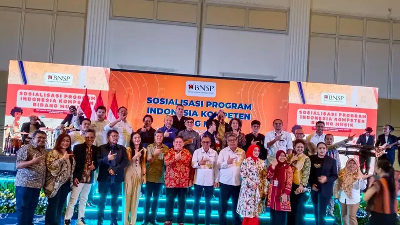 40 Musisi Terkenal Indonesia Telah Menerima Sertifikasi Kompetensi di Bidang Musik