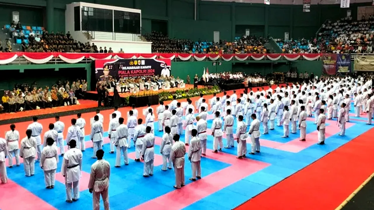 Lebih dari 1000 Atlet Ramaikan Kejuaraan Nasional Karate 2024