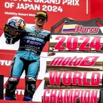 Usai Juara Moto3 2024, David Alonso Sekaligus Pecahkan Rekor Valentino Rossi